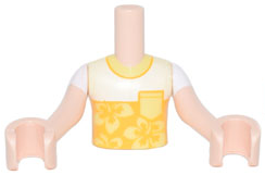 LEGO® los onderdeel Romp in kleur Lichte Noga FTBpb067c01