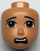 Plaatje in Gallery viewer laden, LEGO® los onderdeel Hoofd in kleur Noga 84070