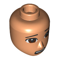 Plaatje in Gallery viewer laden, LEGO® los onderdeel Hoofd in kleur Noga 84070