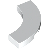 LEGO® los onderdeel Tegel Rond in kleur Wit 79393