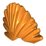 Plaatje in Gallery viewer laden, LEGO® los onderdeel Haar in kleur Oranje 93563