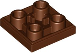 LEGO® los onderdeel Tegel Aangepast Roodachtig Bruin 11203