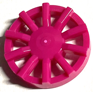 LEGO® los onderdeel Wiel Accessoire in kleur Magenta 18978b