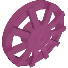 Plaatje in Gallery viewer laden, LEGO® los onderdeel Wiel Accessoire in kleur Magenta 18978b