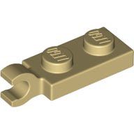 LEGO® los onderdeel Plaat Aangepast in kleur Geelbruin 63868