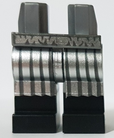 LEGO® los onderdeel Benen met Motief Zilver 970c00pb1276