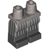 LEGO® los onderdeel Benen met Motief Zilver 970c00pb1276