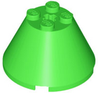 LEGO® los onderdeel Kegel in kleur Fel Groen 3943b