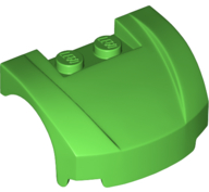 LEGO® los onderdeel Spatbord in kleur Fel Groen 98835