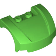 Plaatje in Gallery viewer laden, LEGO® los onderdeel Spatbord in kleur Fel Groen 98835