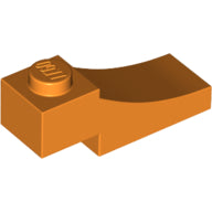 LEGO® los onderdeel Steen Boog in kleur Oranje 70681