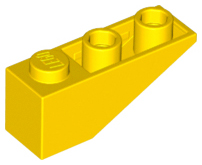 LEGO® los onderdeel Dakpan Omgekeerd in kleur Geel 4287