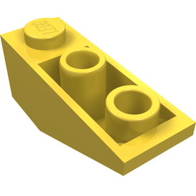 LEGO® los onderdeel Dakpan Omgekeerd in kleur Geel 4287