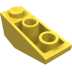 LEGO® los onderdeel Dakpan Omgekeerd in kleur Geel 4287