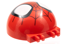 LEGO® los onderdeel Voorruit met Motief Rood 50747pb18