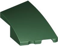 LEGO® los onderdeel Wig in kleur Donkergroen 80178