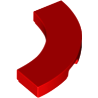 LEGO® los onderdeel Tegel Rond in kleur Rood 79393