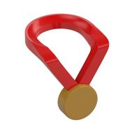 LEGO® los onderdeel Lijf Accessoire in kleur Rood 99250pb01