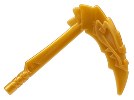LEGO® los onderdeel Wapen in kleur Parel Goud 86125a