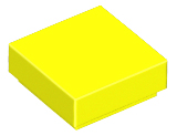 LEGO® los onderdeel Tegel Algemeen in kleur Neon geel 3070