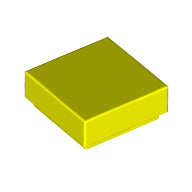 LEGO® los onderdeel Tegel Algemeen in kleur Neon geel 3070