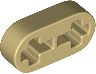 Plaatje in Gallery viewer laden, LEGO® los onderdeel Technische Hefbalk Geelbruin 41677