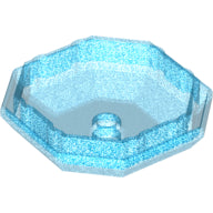 Plaatje in Gallery viewer laden, LEGO® los onderdeel Rots Doorzichtig donkerblauw opaal 80337