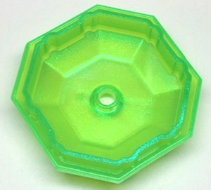 LEGO® los onderdeel Rots Doorzichtig groen opaal 80337
