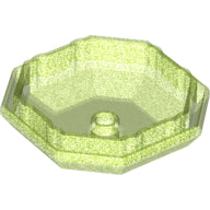 Plaatje in Gallery viewer laden, LEGO® los onderdeel Rots Doorzichtig groen opaal 80337