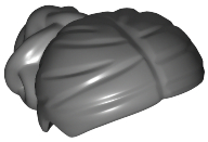 LEGO® los onderdeel Haar Donker Blauwachtig Grijs 13251