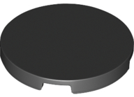 LEGO® los onderdeel Tegel Rond in kleur Zwart 67095