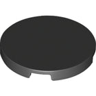 LEGO® los onderdeel Tegel Rond in kleur Zwart 67095
