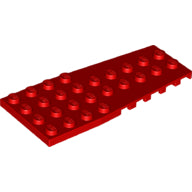 Plaatje in Gallery viewer laden, LEGO® los onderdeel Wig Plaat in kleur Rood 14181