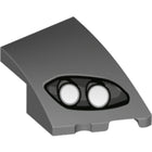 LEGO® Wig met Motief Donker Blauwachtig Grijs 80178pb003