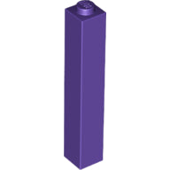 Plaatje in Gallery viewer laden, LEGO® los onderdeel Steen in kleur Donkerpaars 2453b