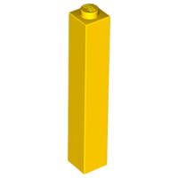 LEGO® los onderdeel Steen in kleur Geel 2453b