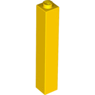 LEGO® los onderdeel Steen in kleur Geel 2453b