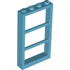 LEGO® los onderdeel Raamkozijn Medium Azuurblauw 57894