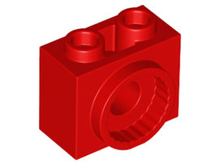Plaatje in Gallery viewer laden, LEGO® los onderdeel Technische Steen in kleur Rood 80431