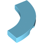 LEGO® los onderdeel Tegel Rond Medium Azuurblauw 79393