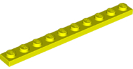 Plaatje in Gallery viewer laden, LEGO® los onderdeel Plaat Algemeen in kleur Neon geel 4477