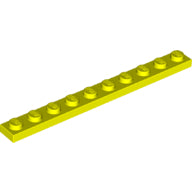 Plaatje in Gallery viewer laden, LEGO® los onderdeel Plaat Algemeen in kleur Neon geel 4477