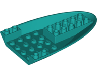 Plaatje in Gallery viewer laden, LEGO® los onderdeel Vliegtuig in kleur Donker Turkoois 87611