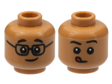 Plaatje in Gallery viewer laden, LEGO® los onderdeel Hoofd in kleur Medium Noga 3626cpb2994