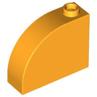 LEGO® los onderdeel Dakpan Gebogen Helder Licht Oranje 33243