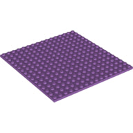 Plaatje in Gallery viewer laden, LEGO® los onderdeel Plaat Algemeen Medium Lavendel 91405