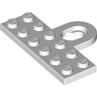 LEGO® los onderdeel Plaat Aangepast in kleur Wit 78168