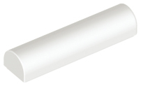 LEGO® los onderdeel Dakpan Gebogen in kleur Wit 79756