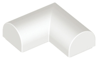 Plaatje in Gallery viewer laden, LEGO® los onderdeel Dakpan Gebogen in kleur Wit 79757