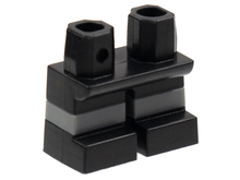 Plaatje in Gallery viewer laden, LEGO® onderdeel Benen Aangepast met Motief Zwart 41879pb025
